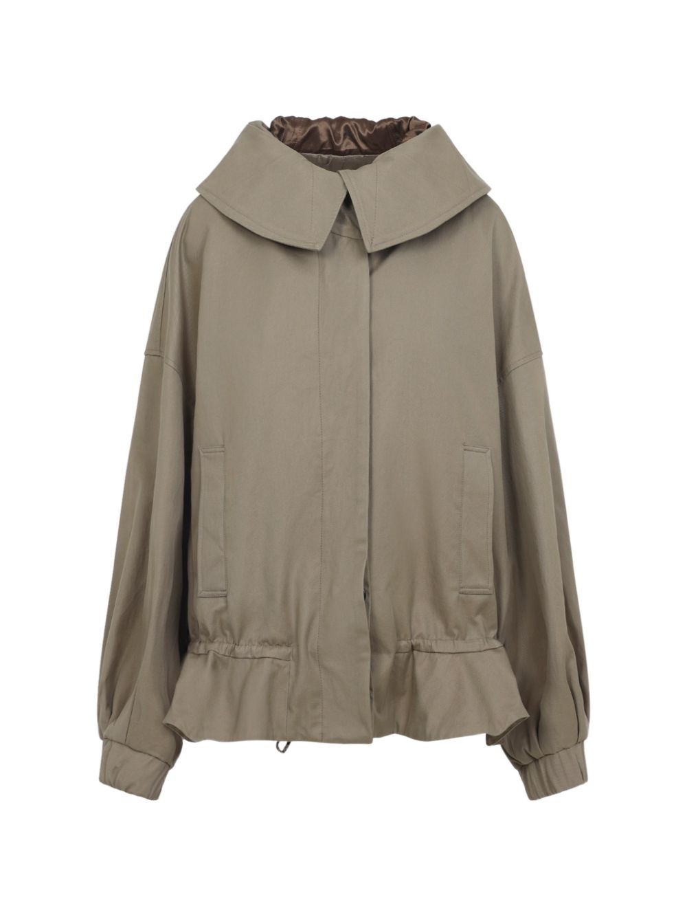 Voluminous Jacket with Structured Collar