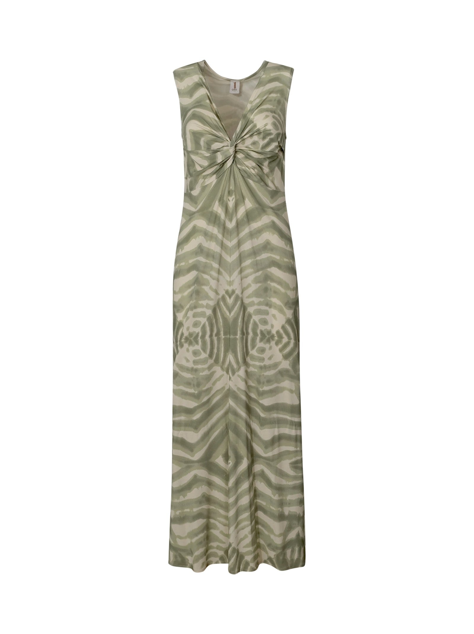 Ff-0030-0130 Multicolor Viscose Long Dress