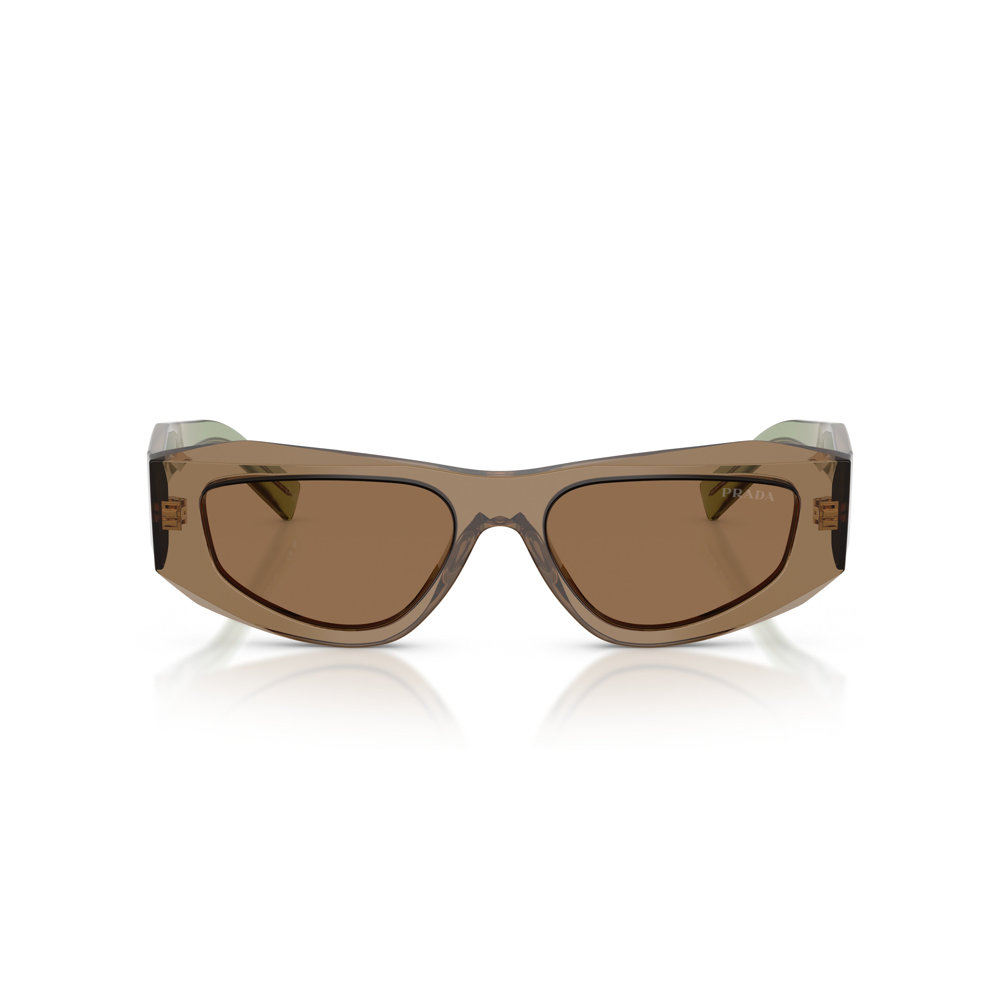 0pr B19s Translucent Brown Acetate Sunglasses
