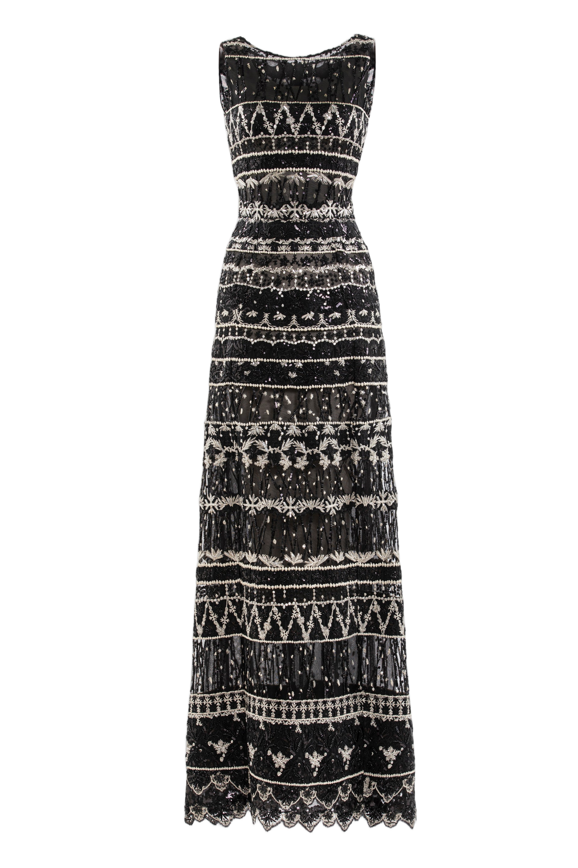 Embroidered Long Dress