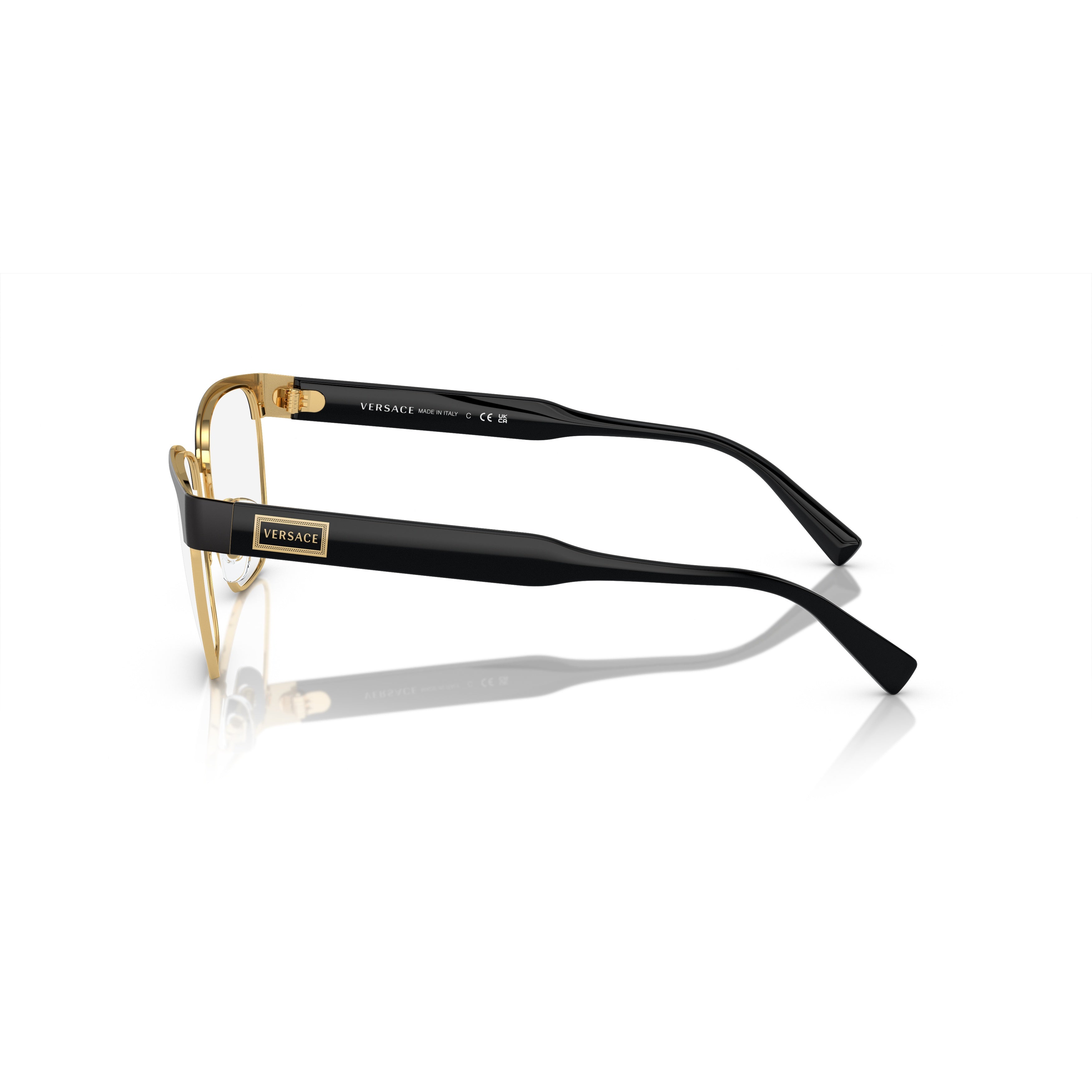 0ve1264 Square Metal Frame Eyeglasses