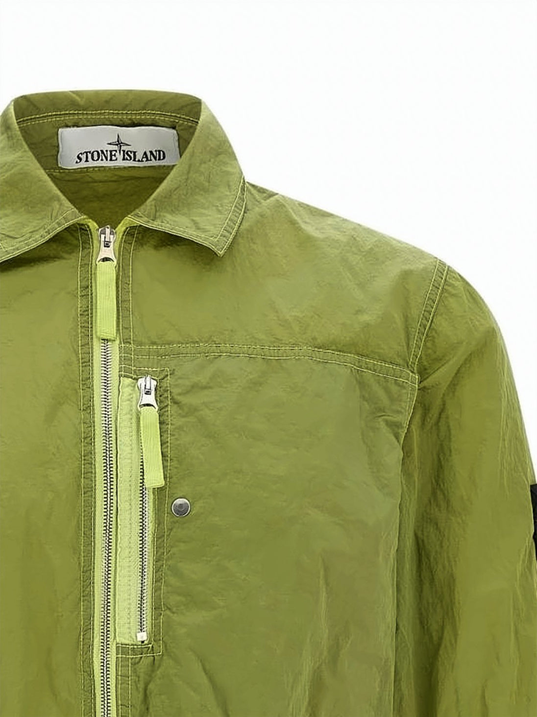 Lightweight Long-Sleeve Shirt with Zippered Front
