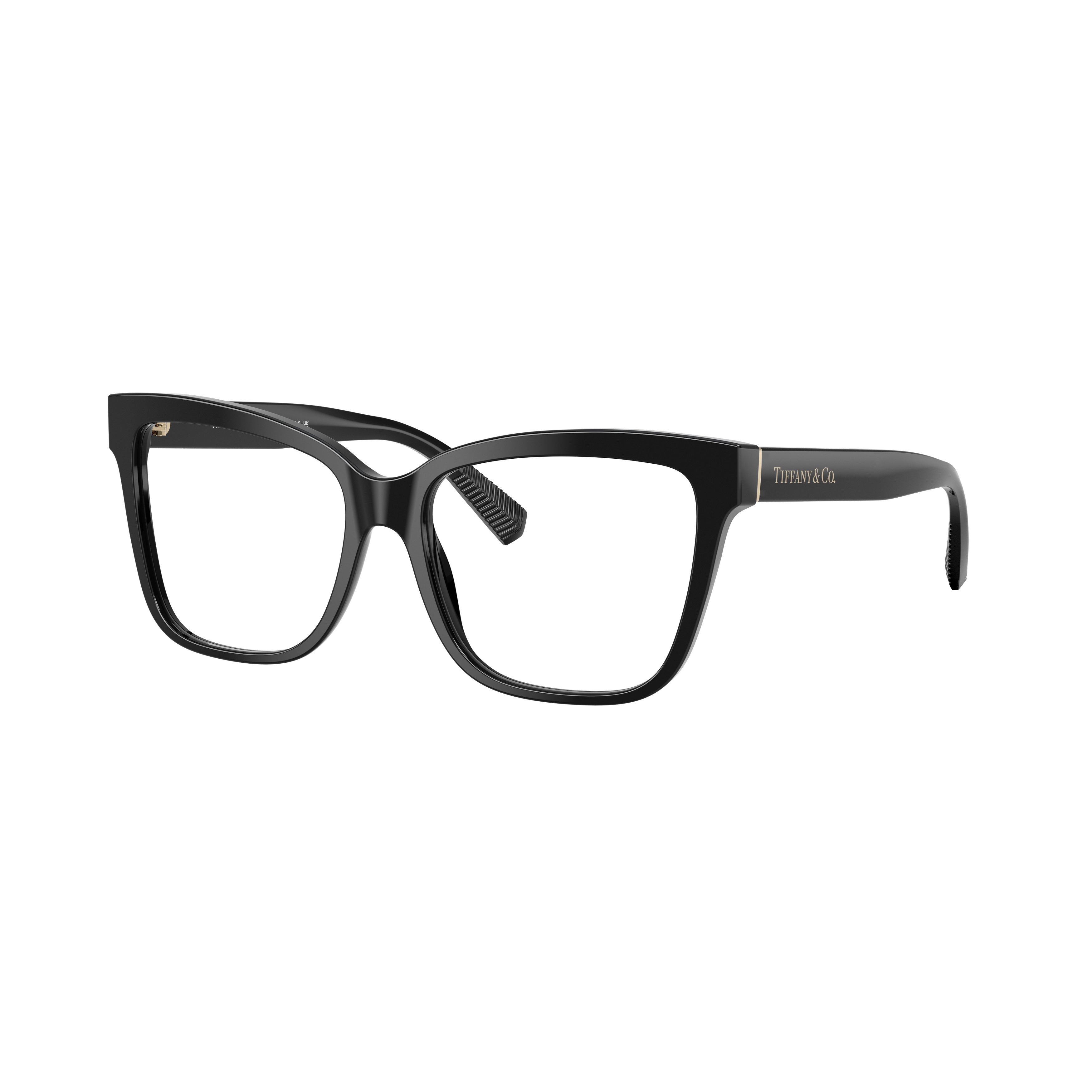 0tf2260 Glossy Black Square Frame Eyeglasses