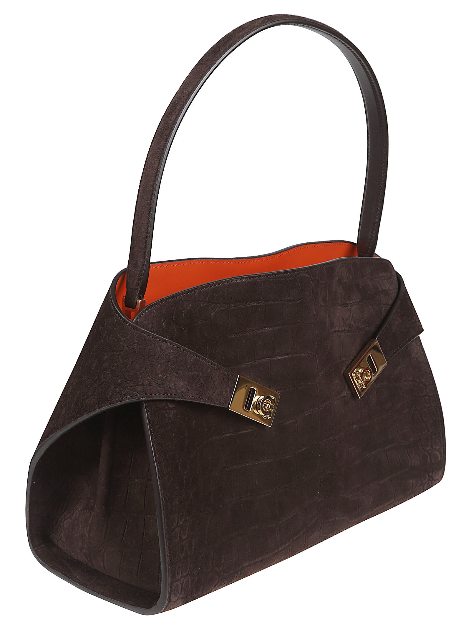Structured Handbag in Premium Textured Leather