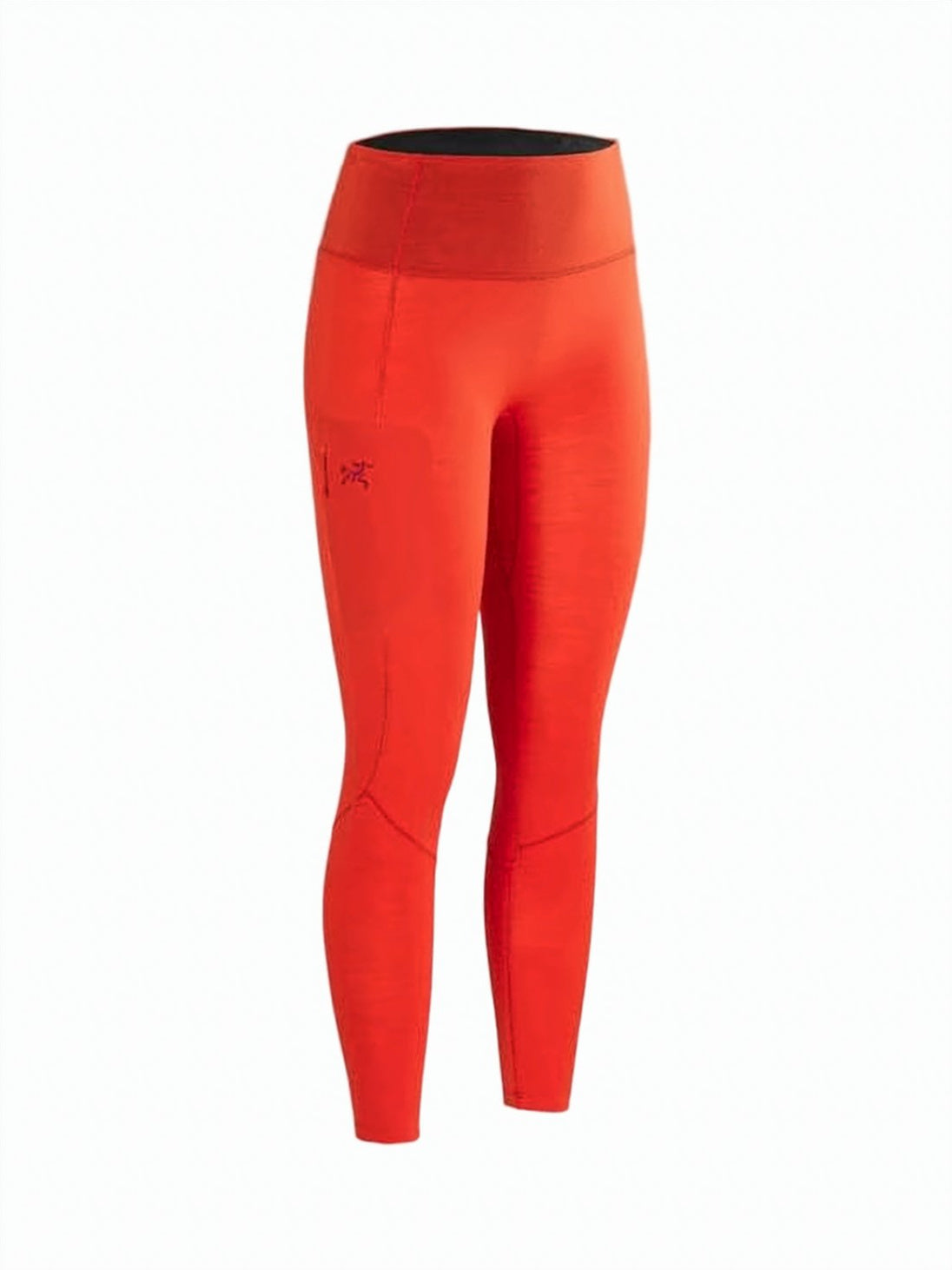 Straight-Fit Orange Pants with Tailored Silhouette