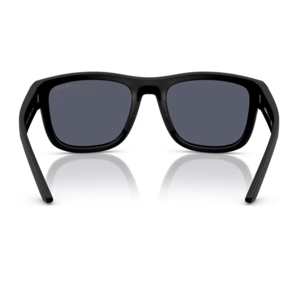 Ps 01Zs Rectangular Matte Black Nylon Sunglasses