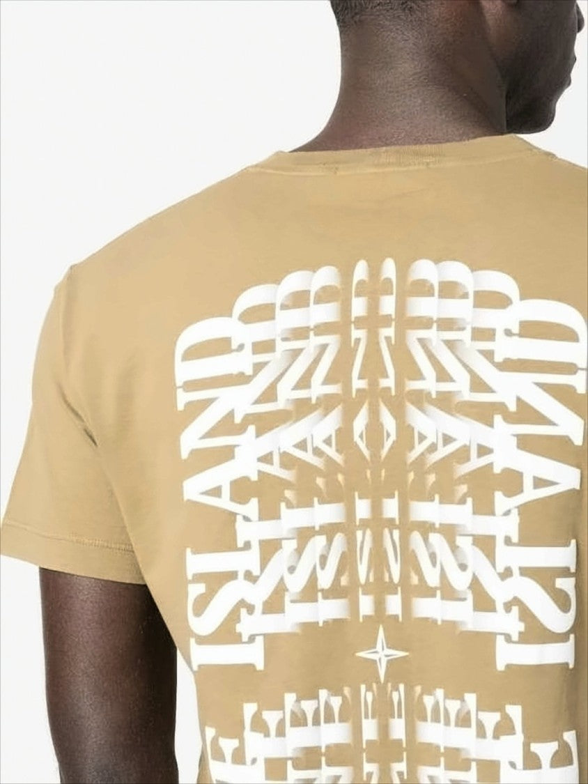 Relaxed-Fit Graphic Print T-Shirt With Emblem