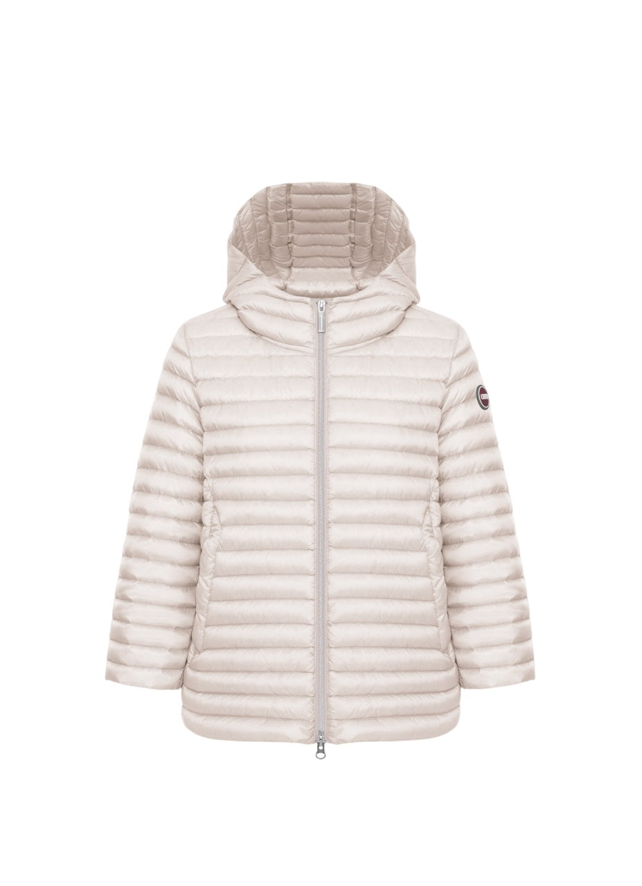A-Line Quilted Cape With Fixed Hood