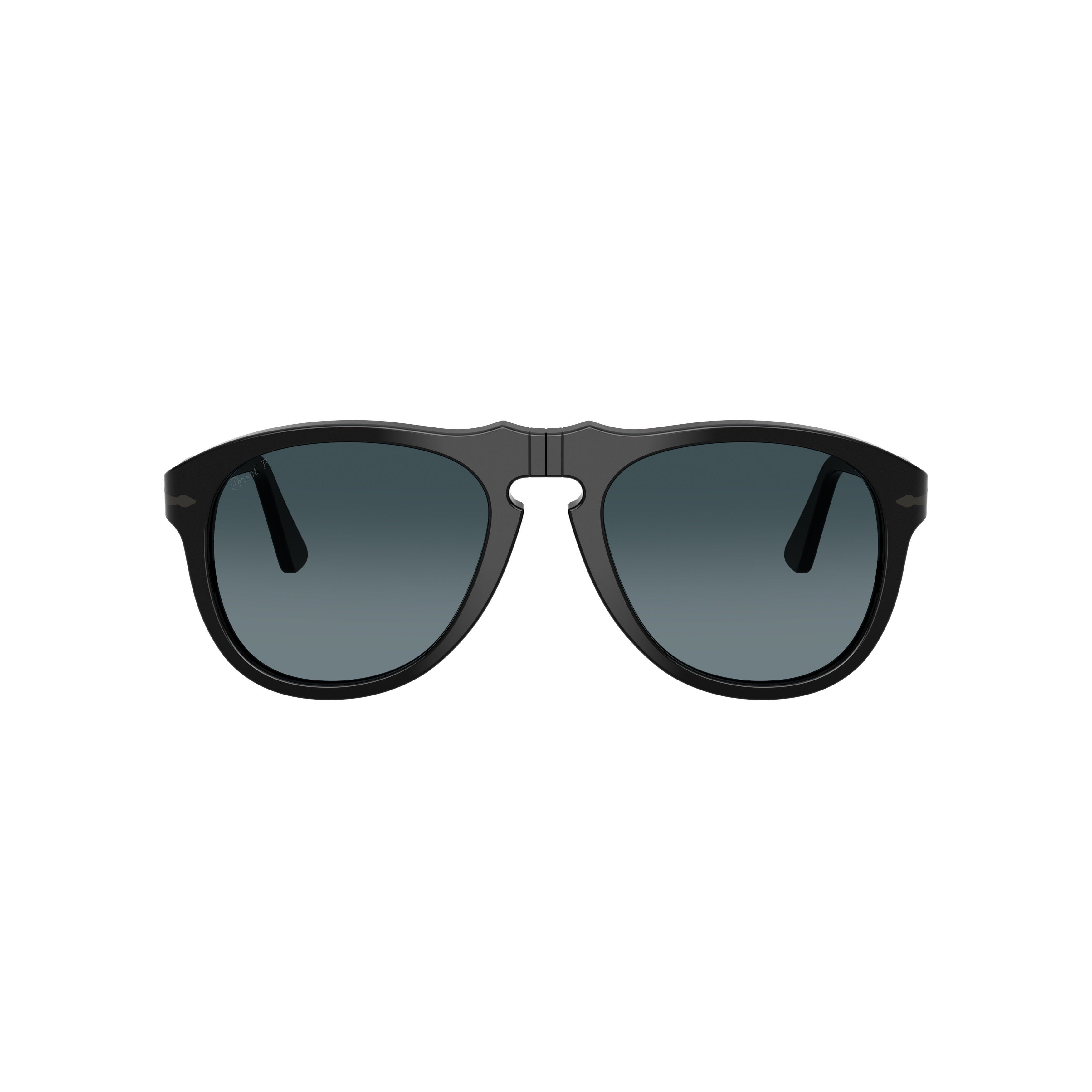 0po0649ne Rounded Frame Acetate Sunglasses with Keyhole Bridge