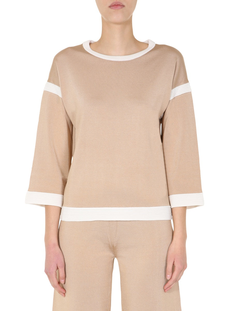 Round Neck Knit Sweater