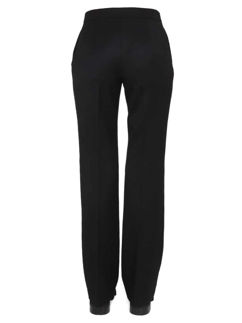 Wool Grain De Poudre Pants