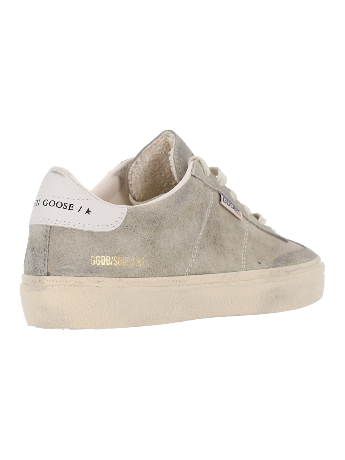 Gray Soul Star Worn Suede Sneakers