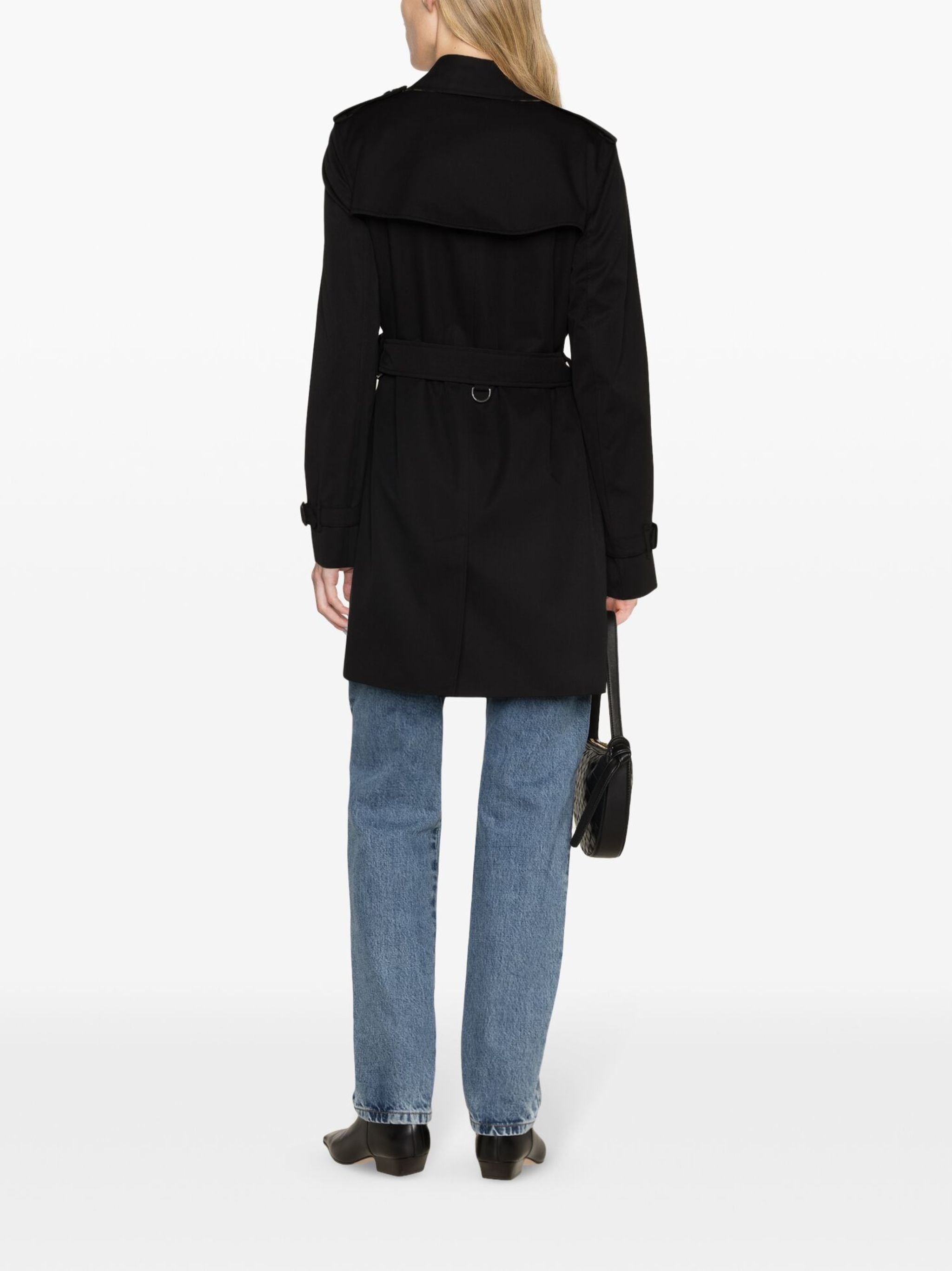 Kensington Double-Breasted Cotton Gabardine Trench