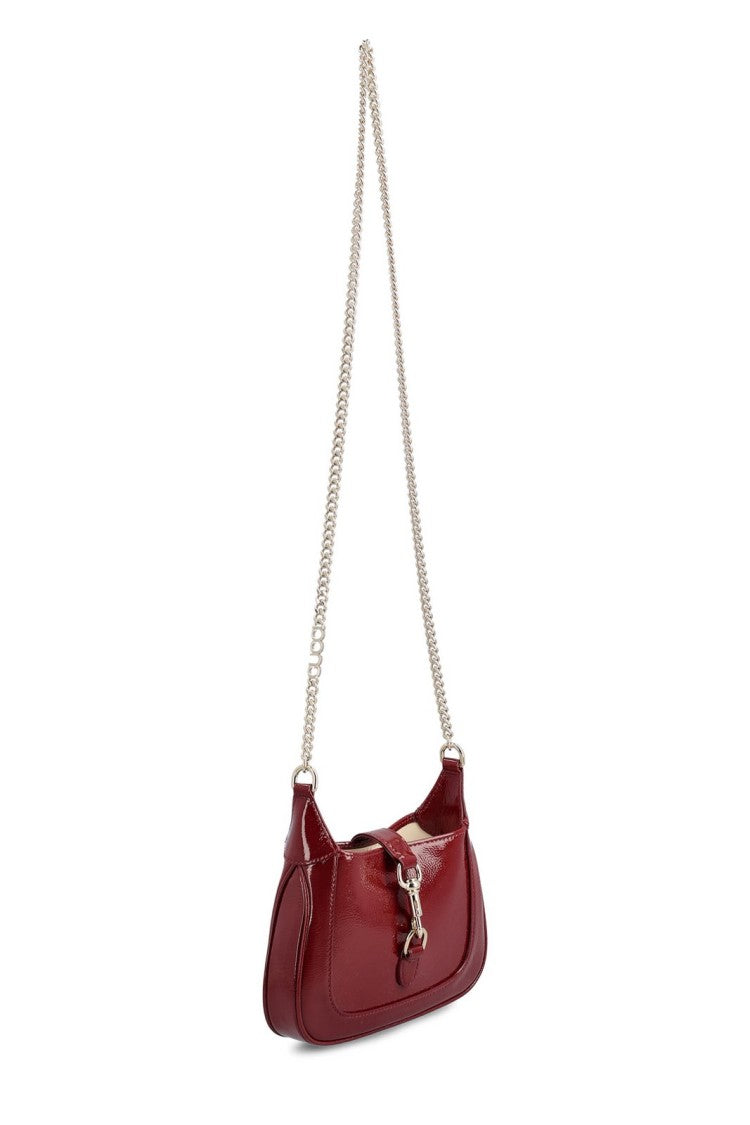 Compact Rectangular Mini 'Jackie' Bag In Smooth Calf Skin
