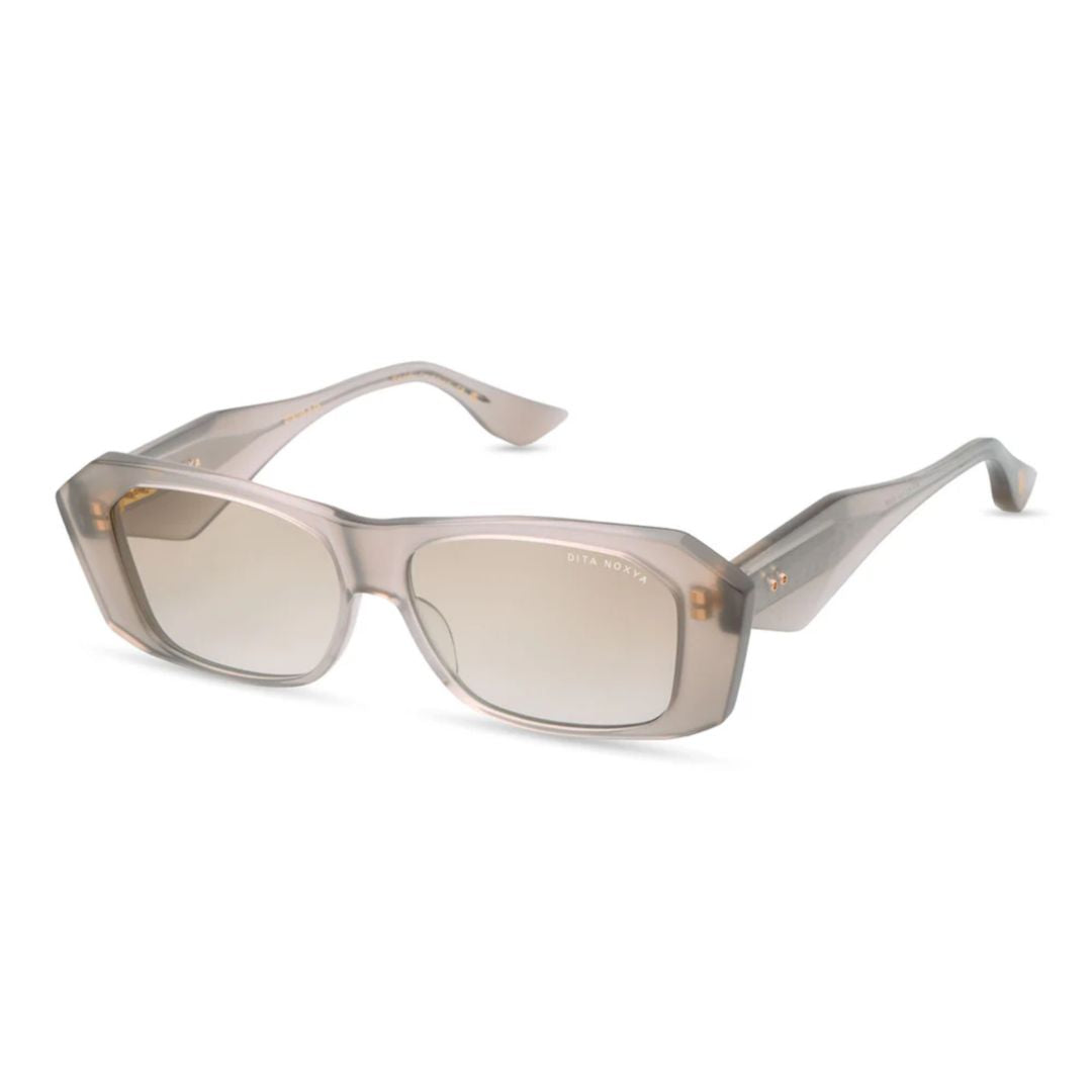 Noxya Rectangular Sunglasses with Thick Translucent Frame