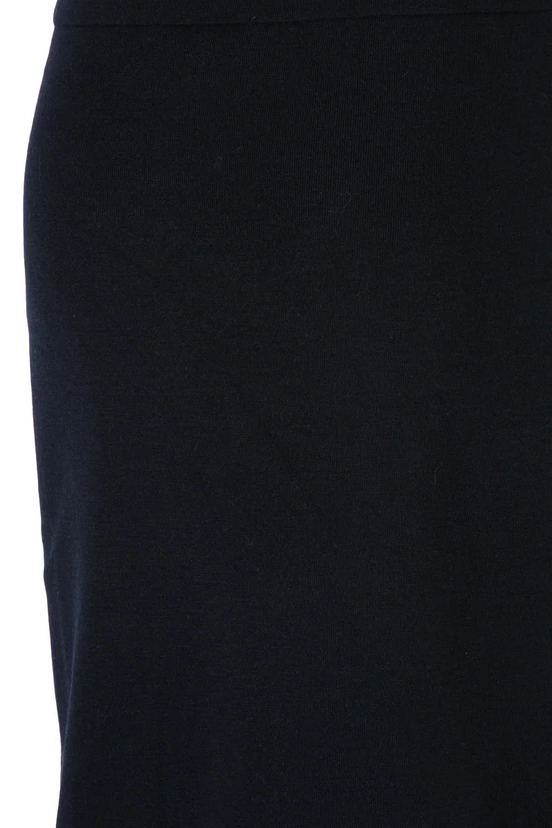 Knit Midi Skirt - Blue