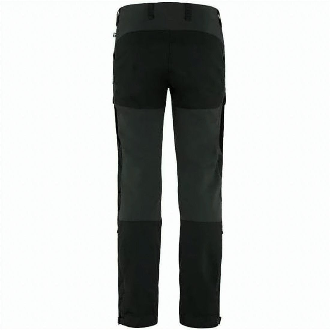 Two-Tone Straight Fit Pants with Reinforced Panels
