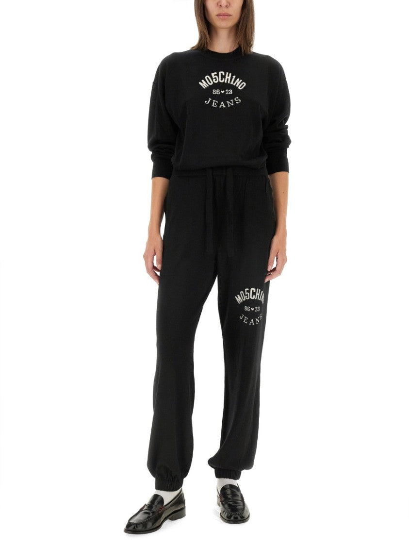 Relaxed Fit Jogging Pants With Logo
