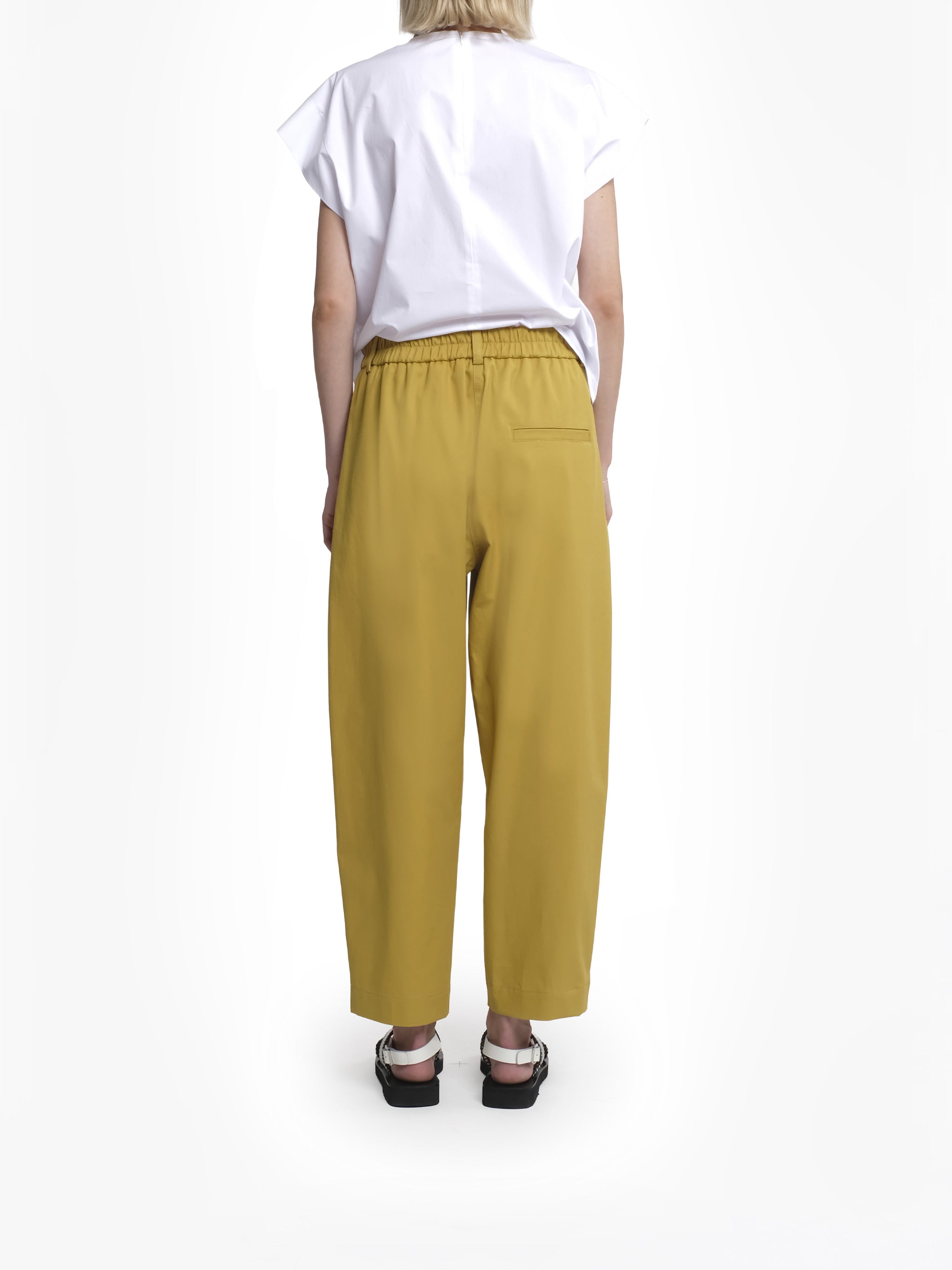 Mustard Yellow Pantalone Disco Track Pants