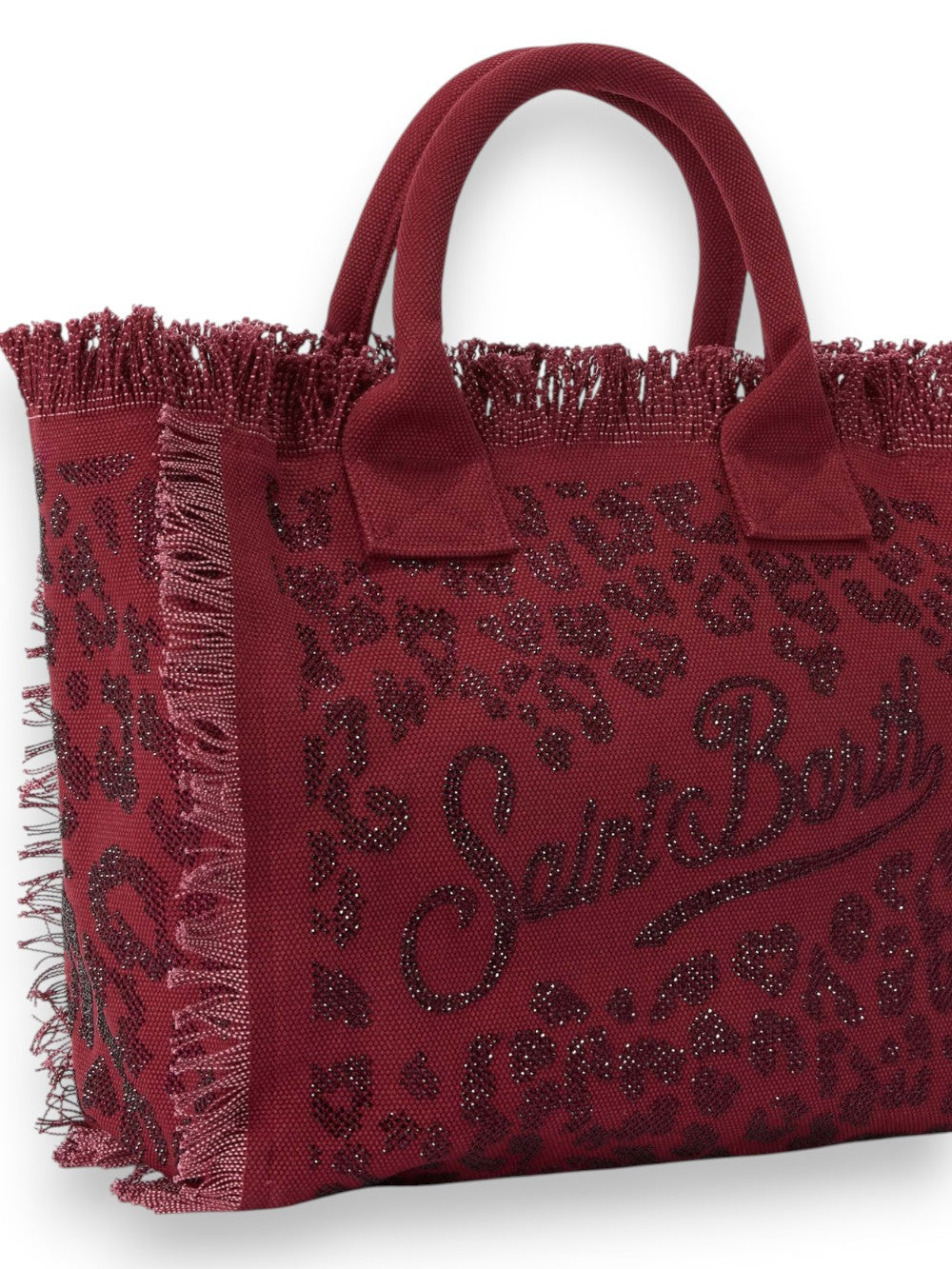 Red Vanity Cotton Shoulder Bag