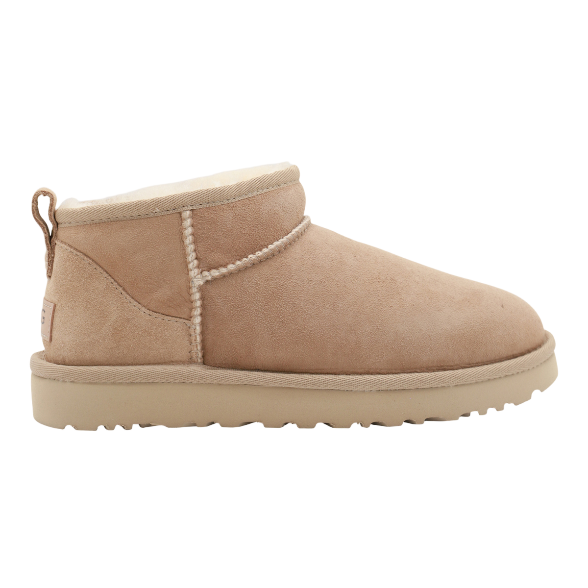 Suede Ankle Boots with Plush Shearling Lining