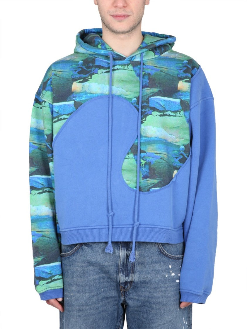 Relaxed-Fit Hoodie With Front Print