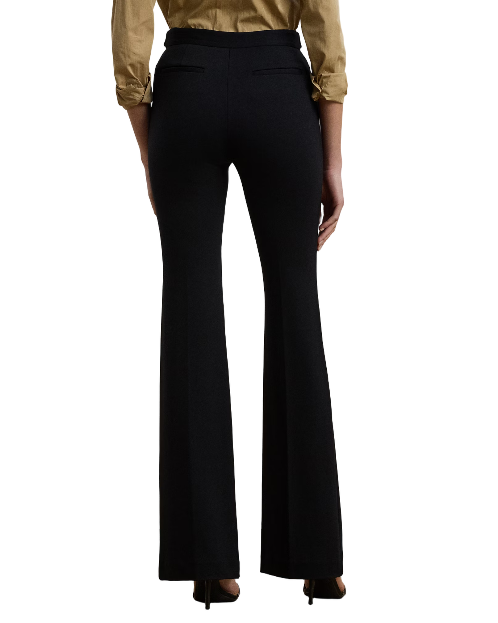 Drewin Full-Length Pleated Pants With High Waist