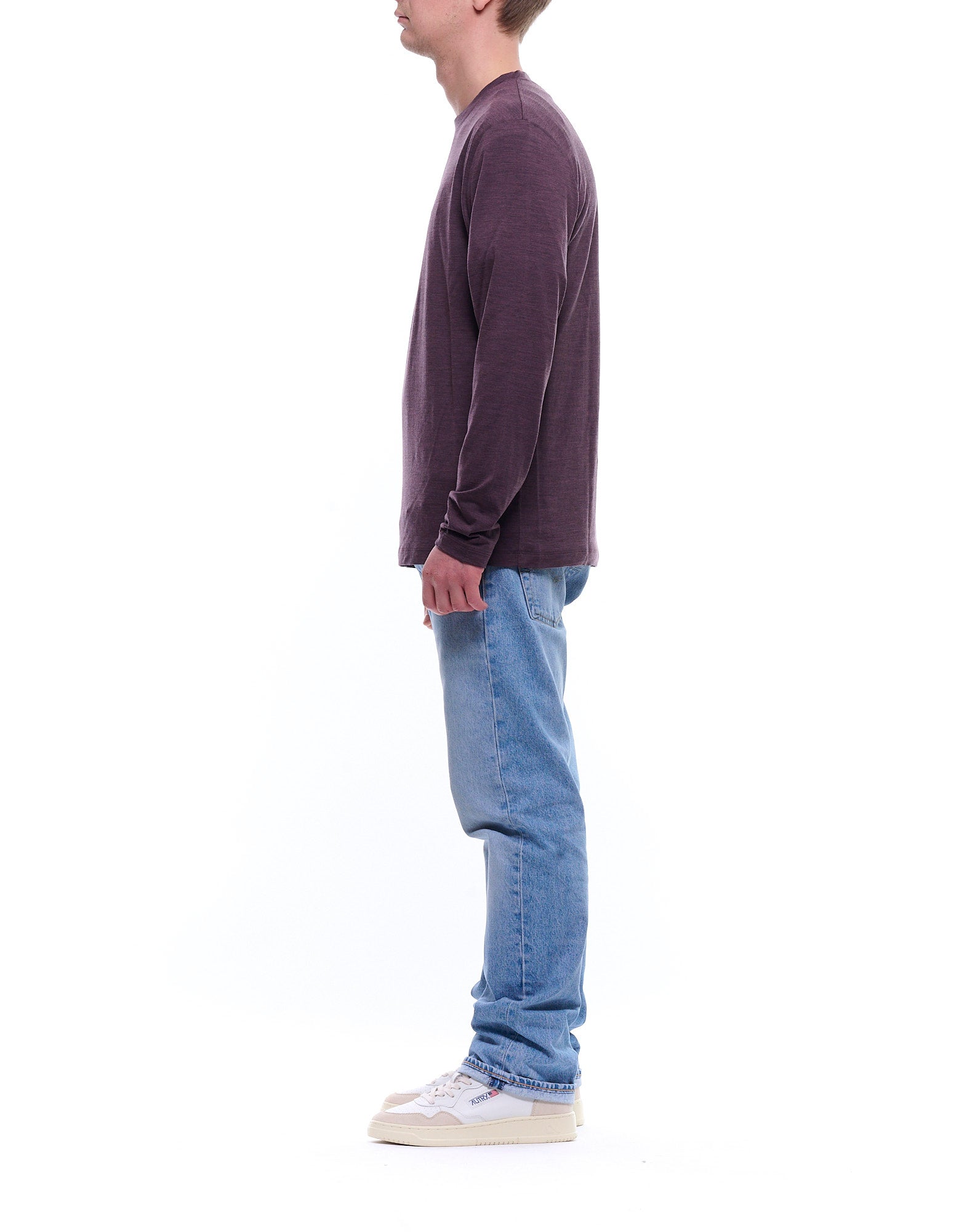 Men’S Fine Wool Long-Sleeve T-Shirt
