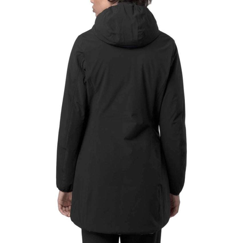 Reversible Three-Quarter Length Jacket in Black