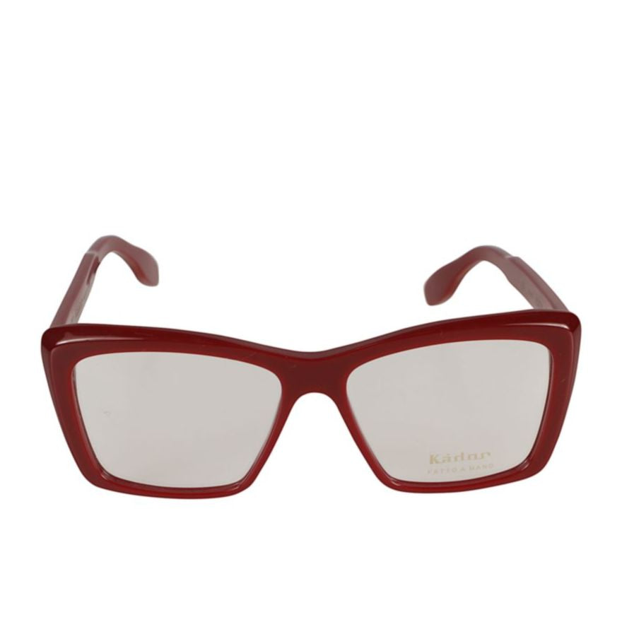 Katy Oversized Square Frame Eyeglasses with Glossy Finish