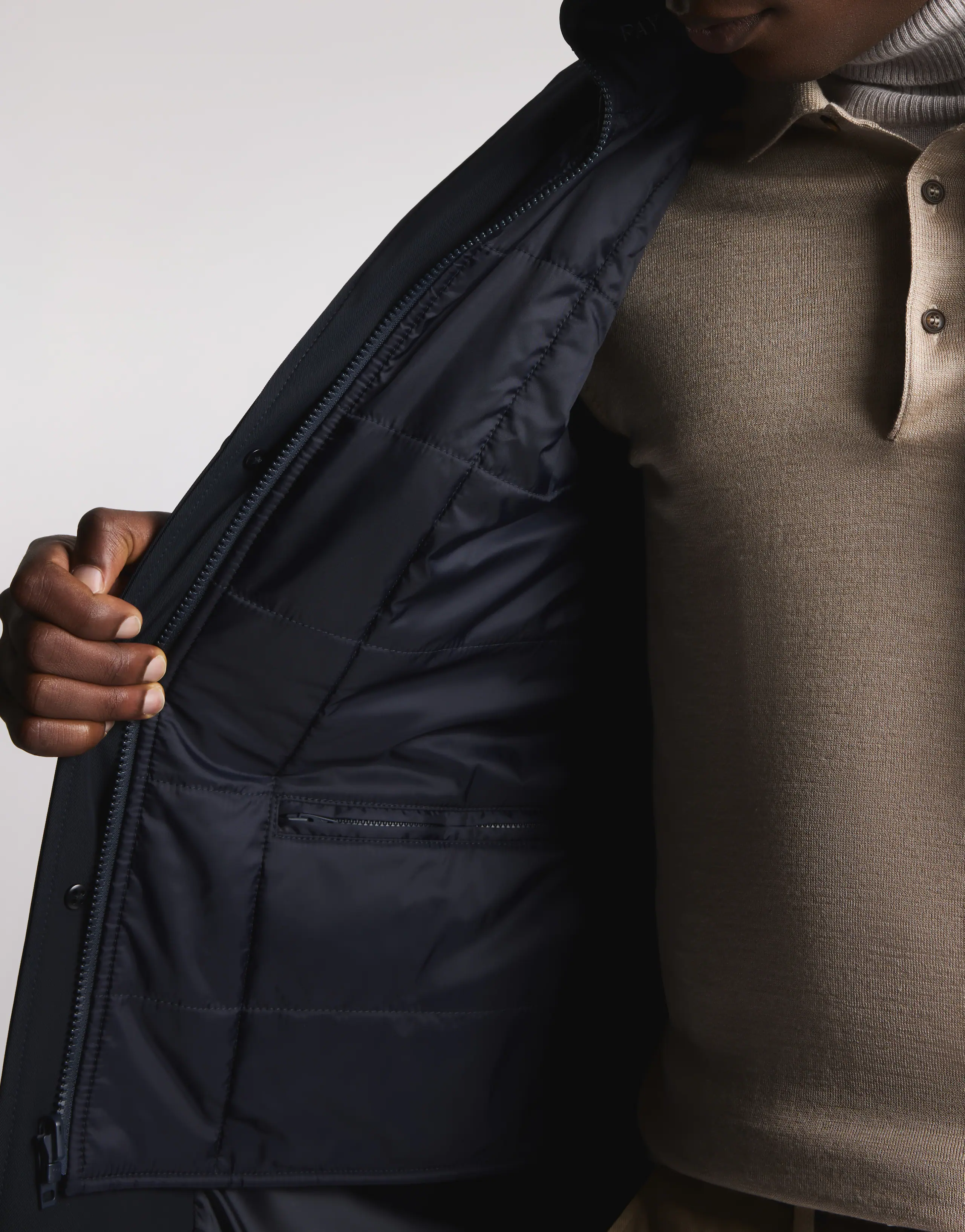 Tailored Db Coat With Innovative Stretch Fabric
