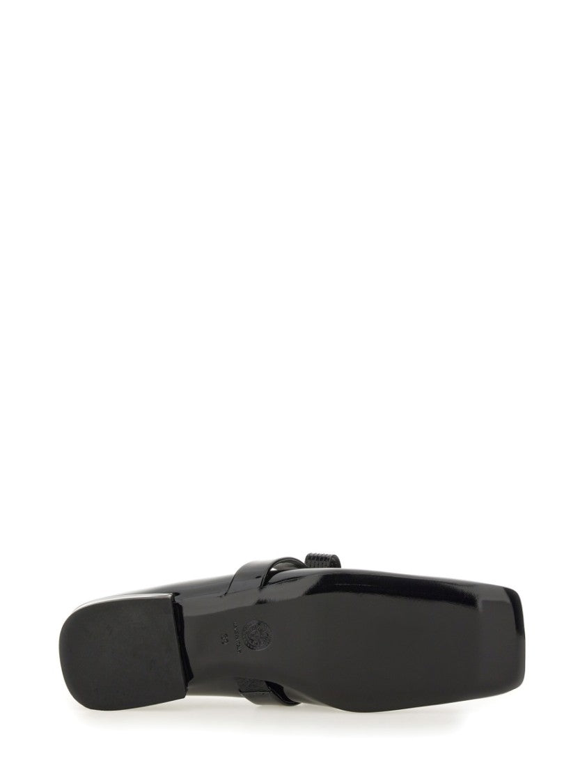 Patent Leather Ballerina "Gianni Ribbon"