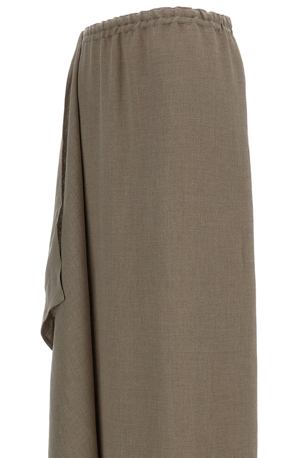 Beige Long Sarong Skirt