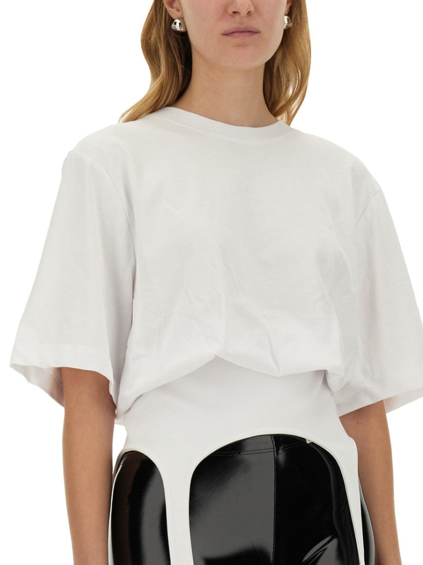 T-Shirt With Stylish Suspenders