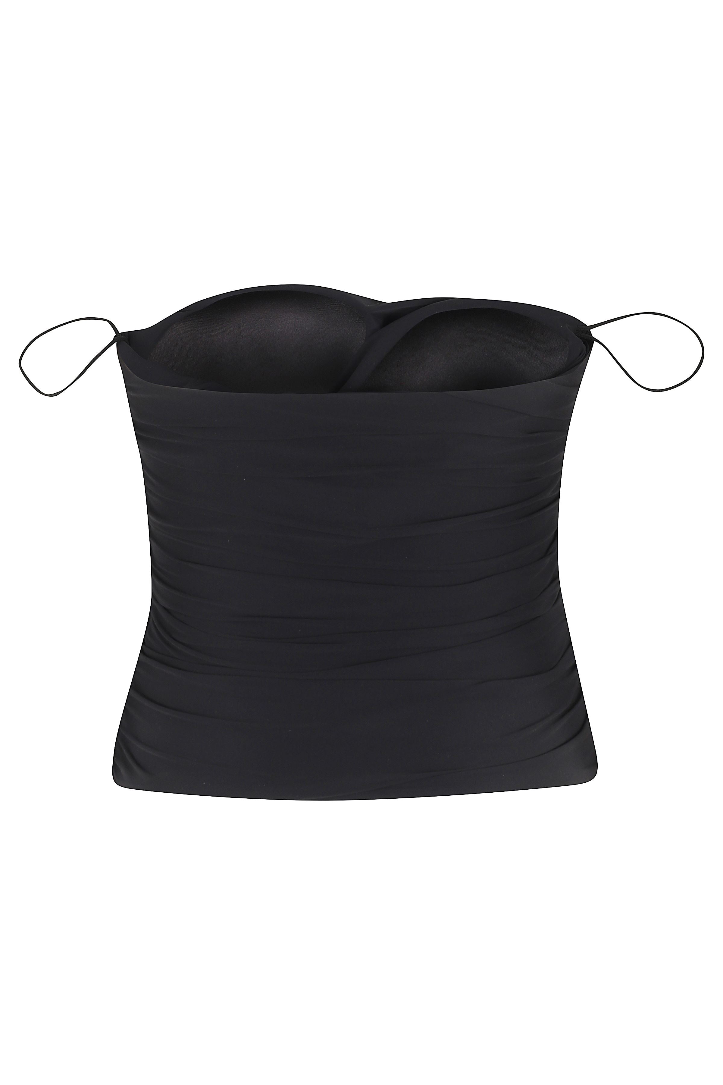 Black Rosie Bustier Top