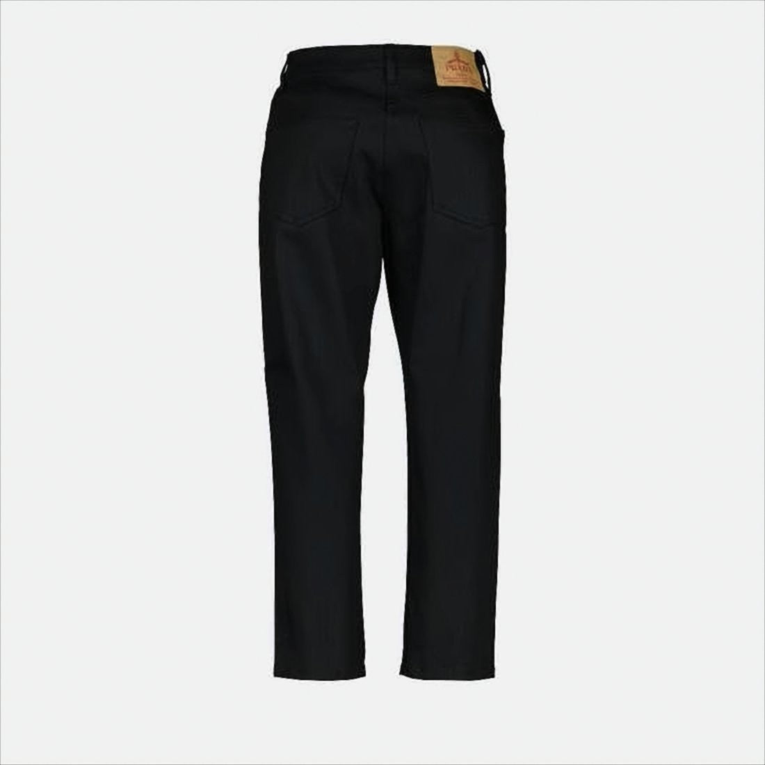 Tailored High-Waist Denim Pants With Classic Five-Pocket Styling