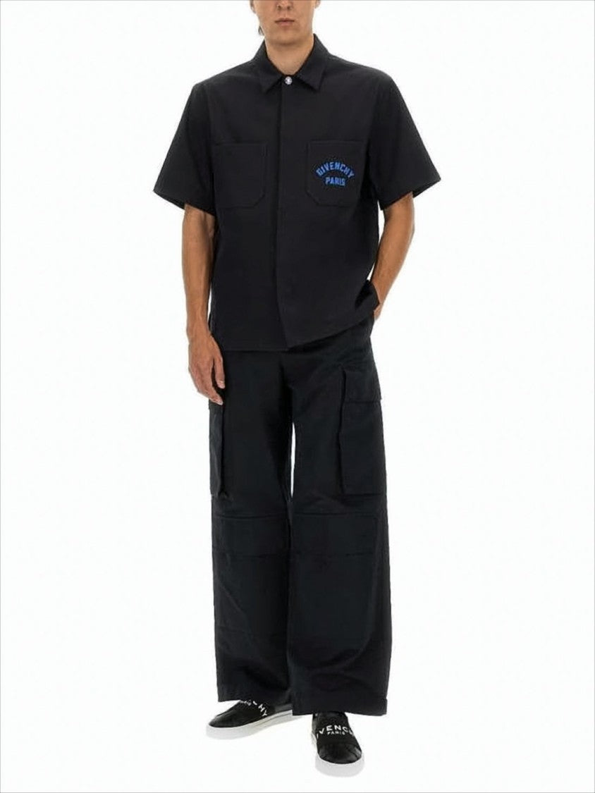 Boxy Fit Black Polo Shirt with Classic Collar