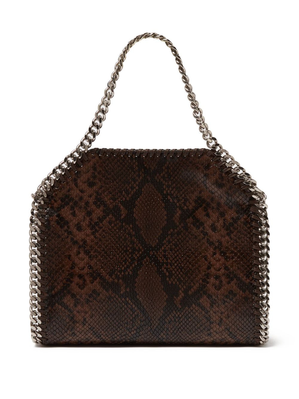 Structured Snakeskin Handbag