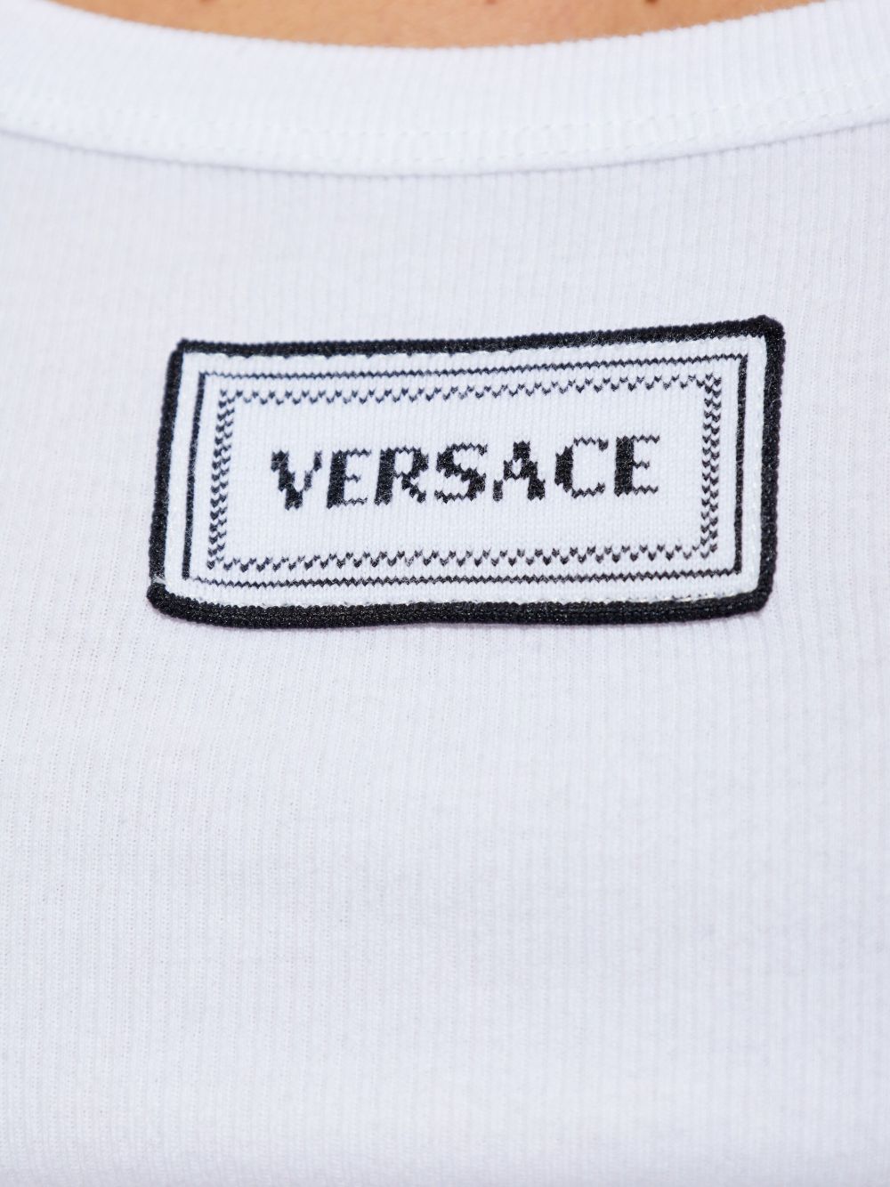 Scoop Neck Sleeveless Top with Embroidered Detail