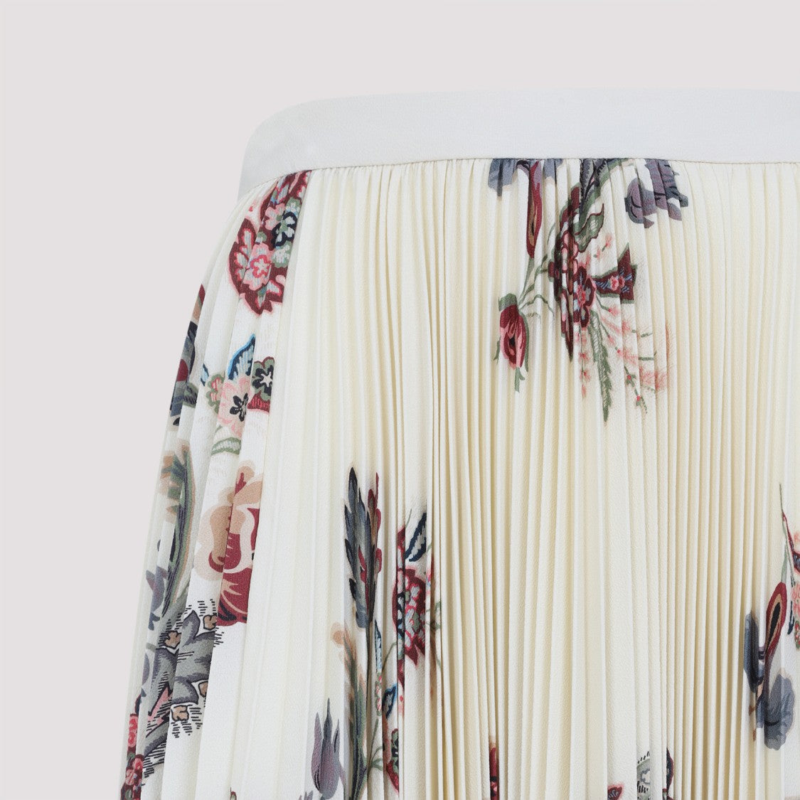 Pleated Maxi Skirt