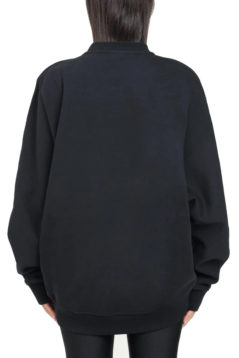 Cotton Sweatshirt - Black