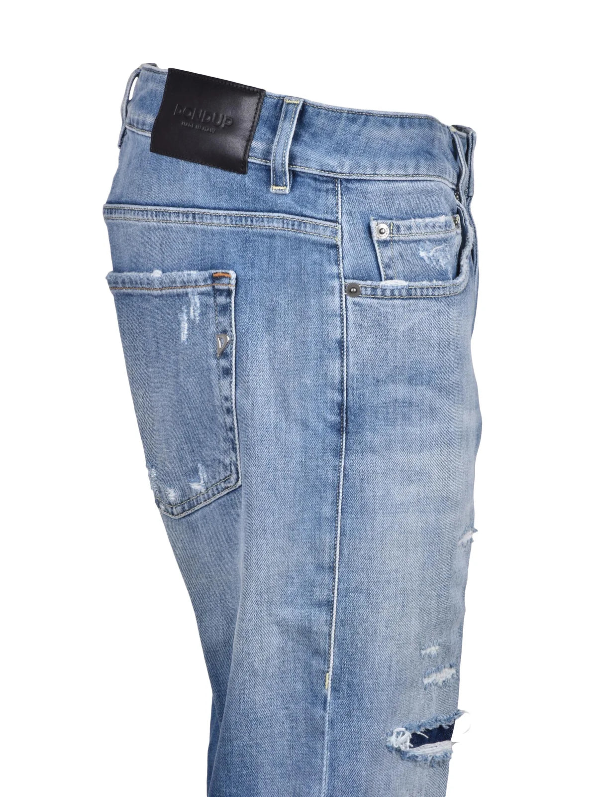 Blue Mila Carrot Fit Cotton Elastane Jeans