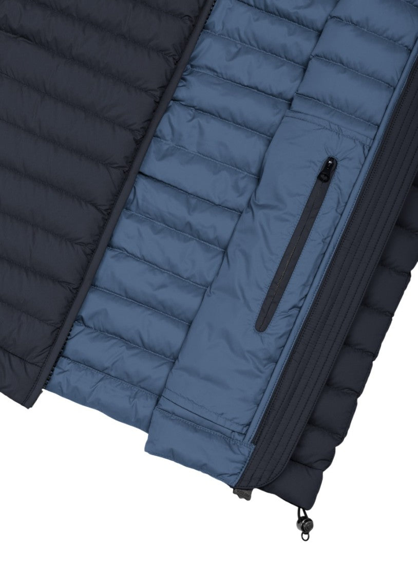 Quilted Sleeveless Coat with Adjustable Hem