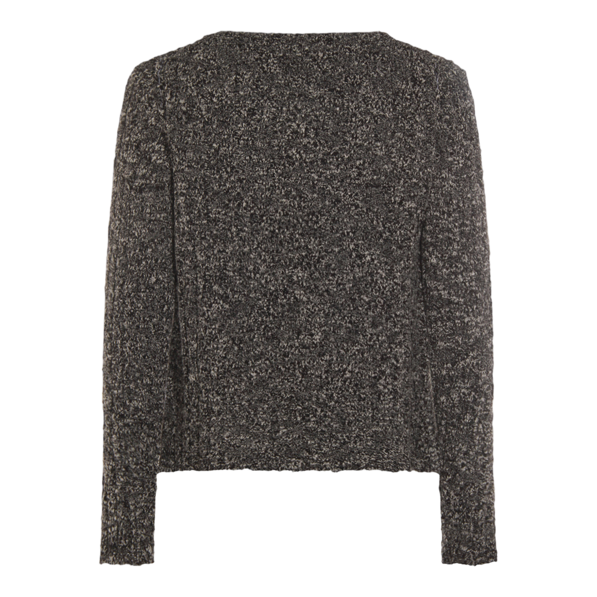 Textured Knit Sweater in Dark Grey