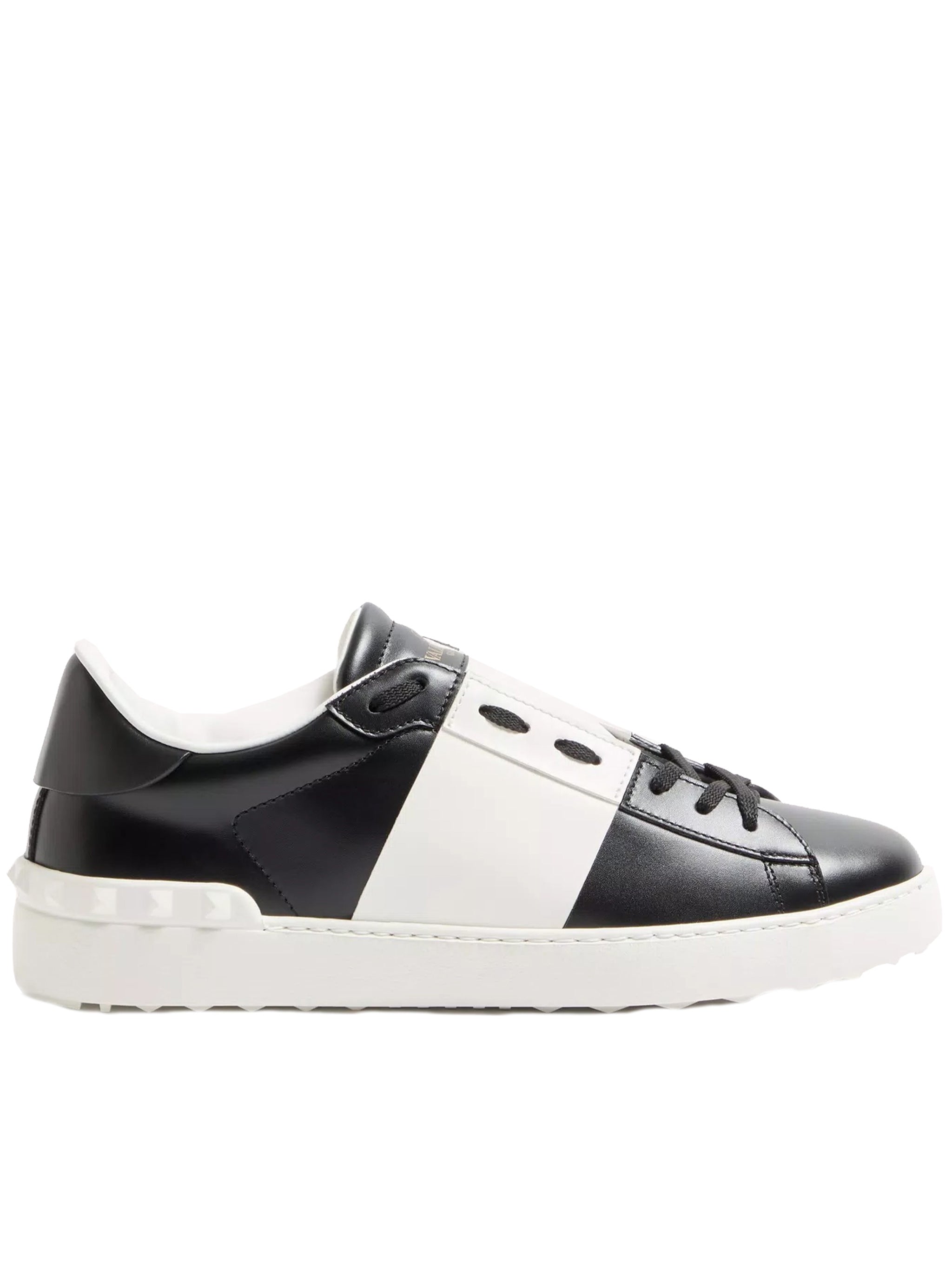 Black/White Sneaker Low-Top Color Block Sneakers