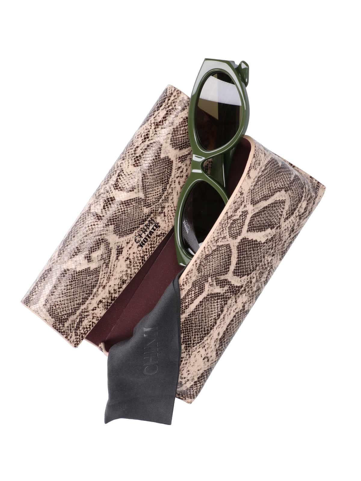 Green Deep Polarized Cat-Eye Renew Sunglasses