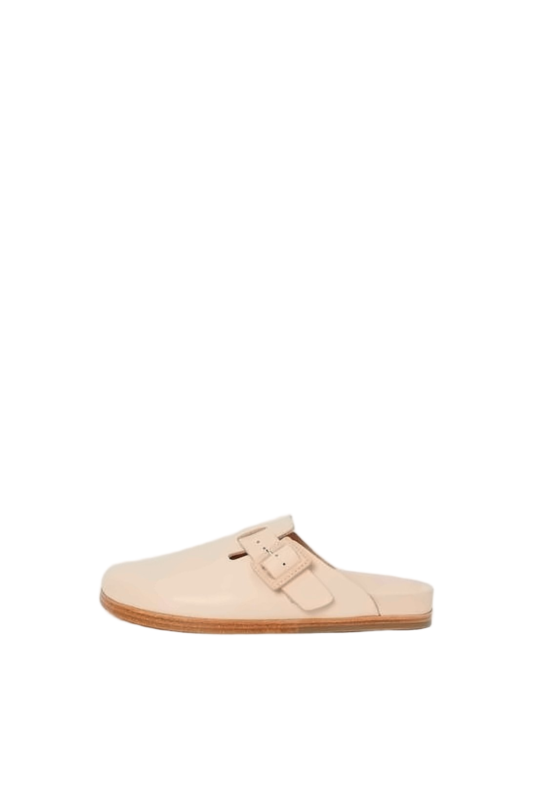 Minimalist Mule Slipper with Adjustable Buckle Strap