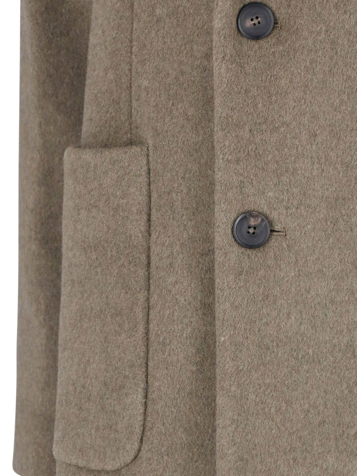 Brown Tailored Notched Lapel Trench