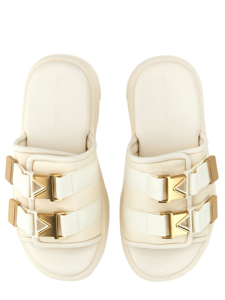 Minimalist Lamb Leather Sandal with Rubber Sole