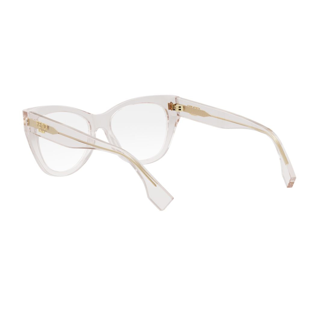 Fe50086i Translucent Acetate Cat-Eye Eyeglasses